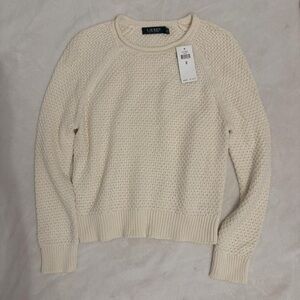 Ralph Lauren Cream Knit Sweater
